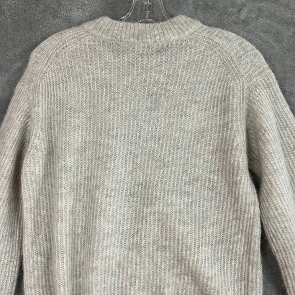 Everlane The Cocoon Crew Sweater Womens XXS Grey Alpaca Cozy Quiet Luxury Luxe - Picture 4 of 8